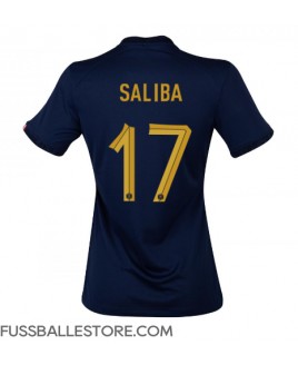Günstige Frankreich William Saliba #17 Heimtrikot Damen WM 2022 Kurzarm